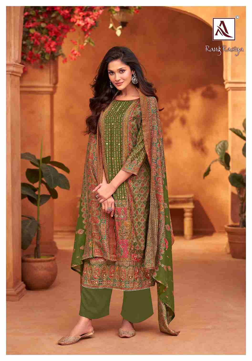 Rang Rasiya By Alok Suit 1798-01 To 1798-06 Series Beautiful Festive Suits Colorful Stylish Fancy Casual Wear & Ethnic Wear Pure Modal Dresses At Wholesale Price