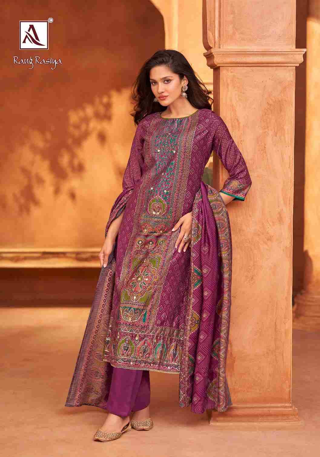 Rang Rasiya By Alok Suit 1798-01 To 1798-06 Series Beautiful Festive Suits Colorful Stylish Fancy Casual Wear & Ethnic Wear Pure Modal Dresses At Wholesale Price