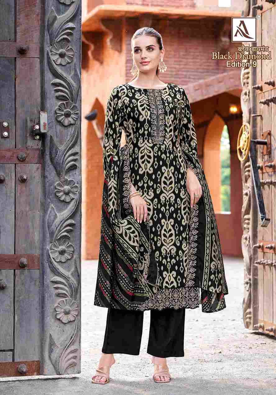 Black Diamond Vol-9 By Alok Suit 2016-827-01 To 2016-827-06 Series Beautiful Festive Suits Colorful Stylish Fancy Casual Wear & Ethnic Wear Pure Rayon Dresses At Wholesale Price