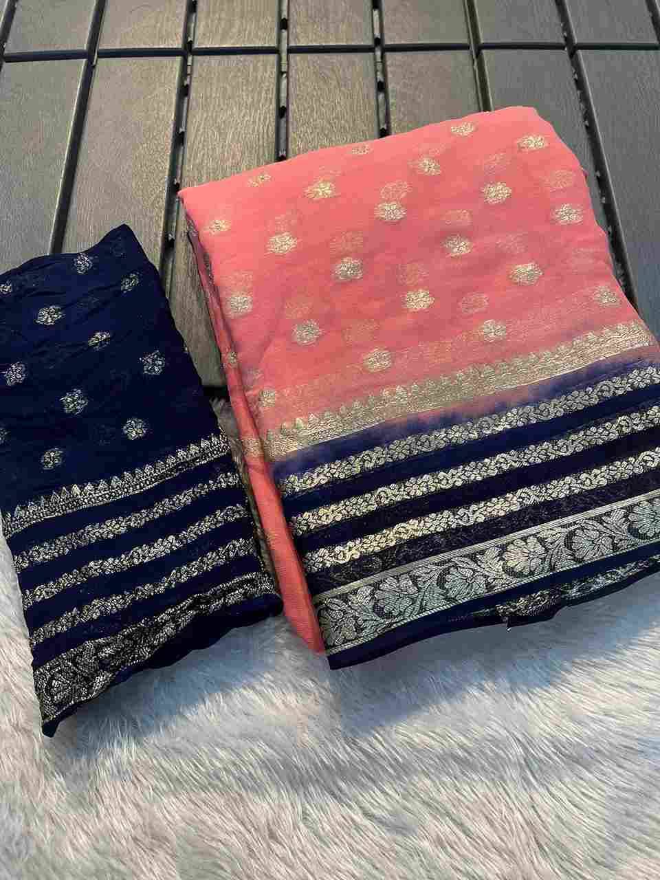 GLB2D By Fashid Wholesale 01 To 06 Series Indian Traditional Wear Collection Beautiful Stylish Fancy Colorful Party Wear & Occasional Wear Viscose Georgette Sarees At Wholesale Price