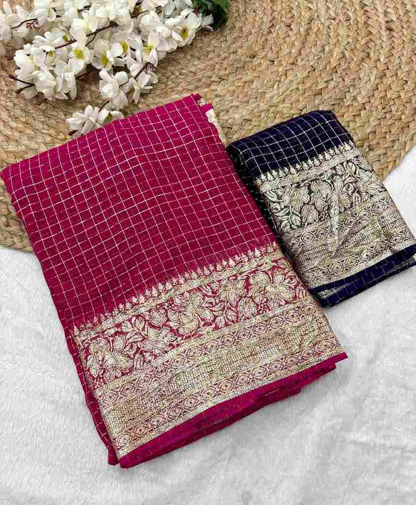 Chex By Fashid Wholesale 01 To 06 Series Indian Traditional Wear Collection Beautiful Stylish Fancy Colorful Party Wear & Occasional Wear Viscose Georgette Sarees At Wholesale Price