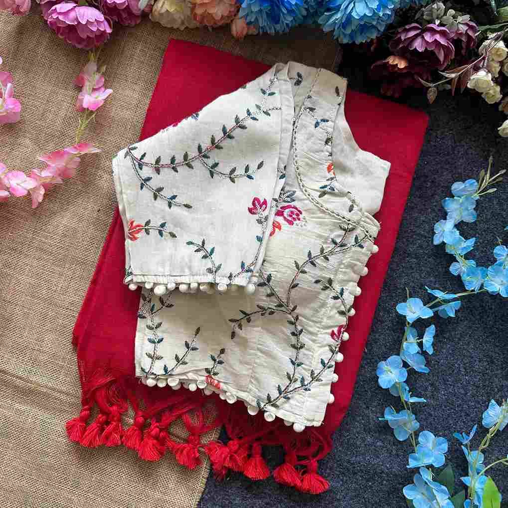HK-17 By Fashid Wholesale 01 To 17 Series Indian Traditional Wear Collection Beautiful Stylish Fancy Colorful Party Wear & Occasional Wear Khadi Cotton Sarees At Wholesale Price