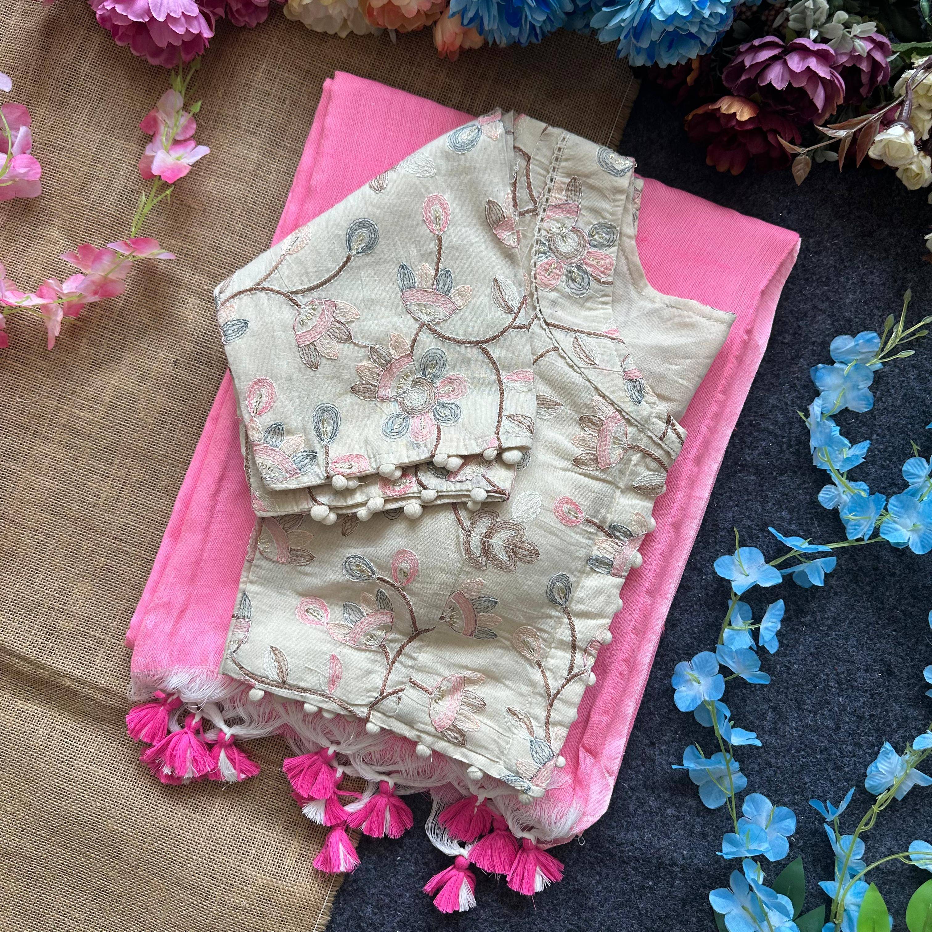 HK-17 By Fashid Wholesale 01 To 17 Series Indian Traditional Wear Collection Beautiful Stylish Fancy Colorful Party Wear & Occasional Wear Khadi Cotton Sarees At Wholesale Price