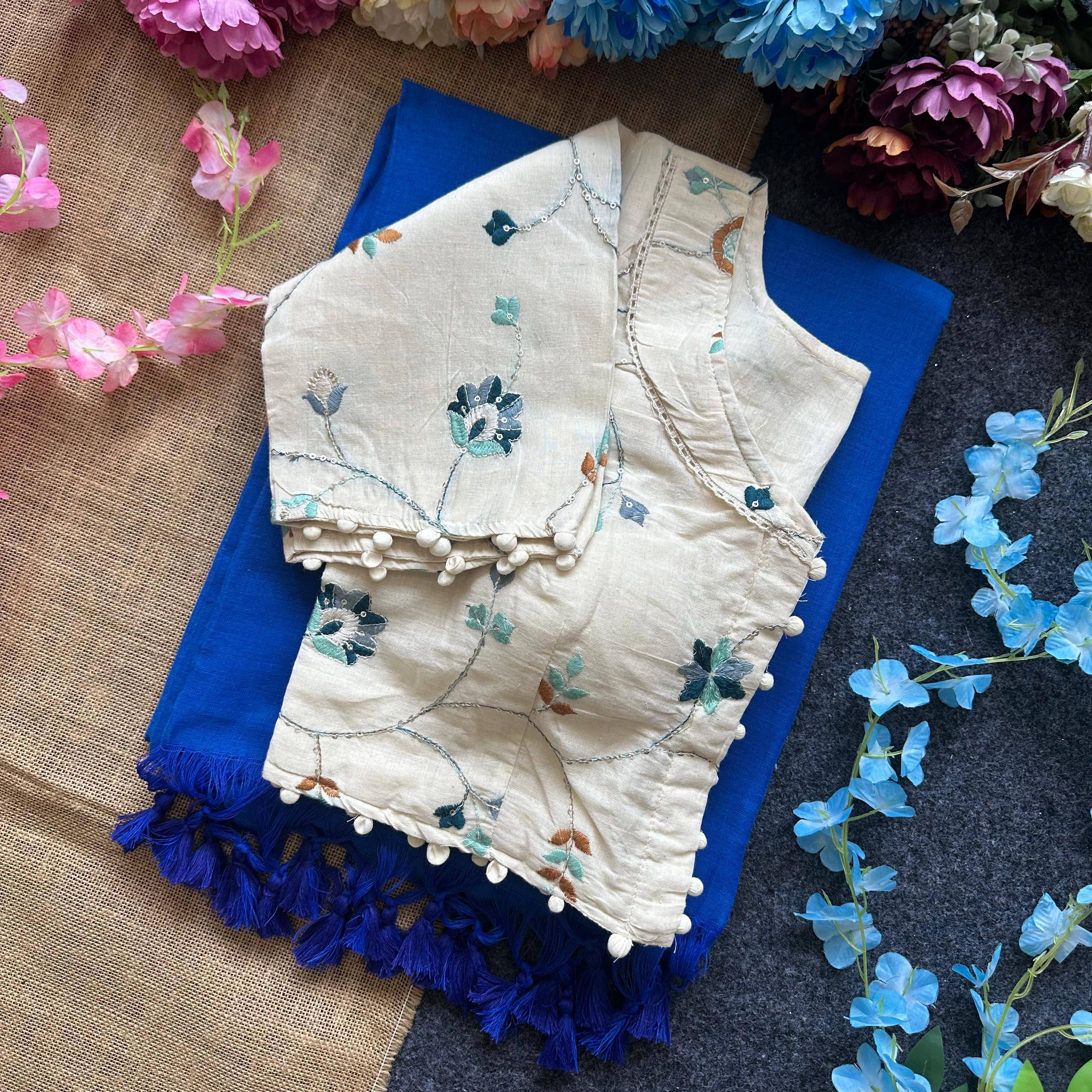 HK-17 By Fashid Wholesale 01 To 17 Series Indian Traditional Wear Collection Beautiful Stylish Fancy Colorful Party Wear & Occasional Wear Khadi Cotton Sarees At Wholesale Price