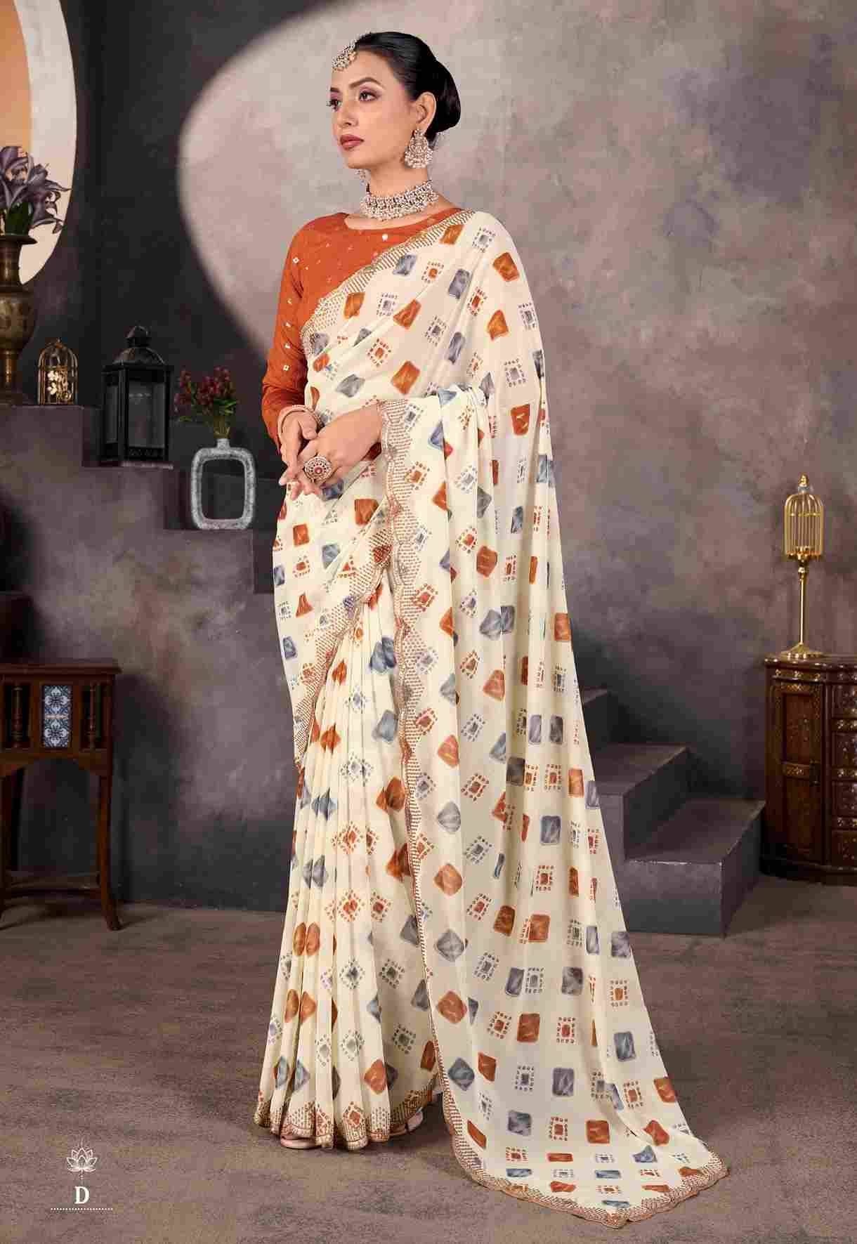 Sundri By Fashid Wholesale A To J Series Indian Traditional Wear Collection Beautiful Stylish Fancy Colorful Party Wear & Occasional Wear Soft Georgette Sarees At Wholesale Price