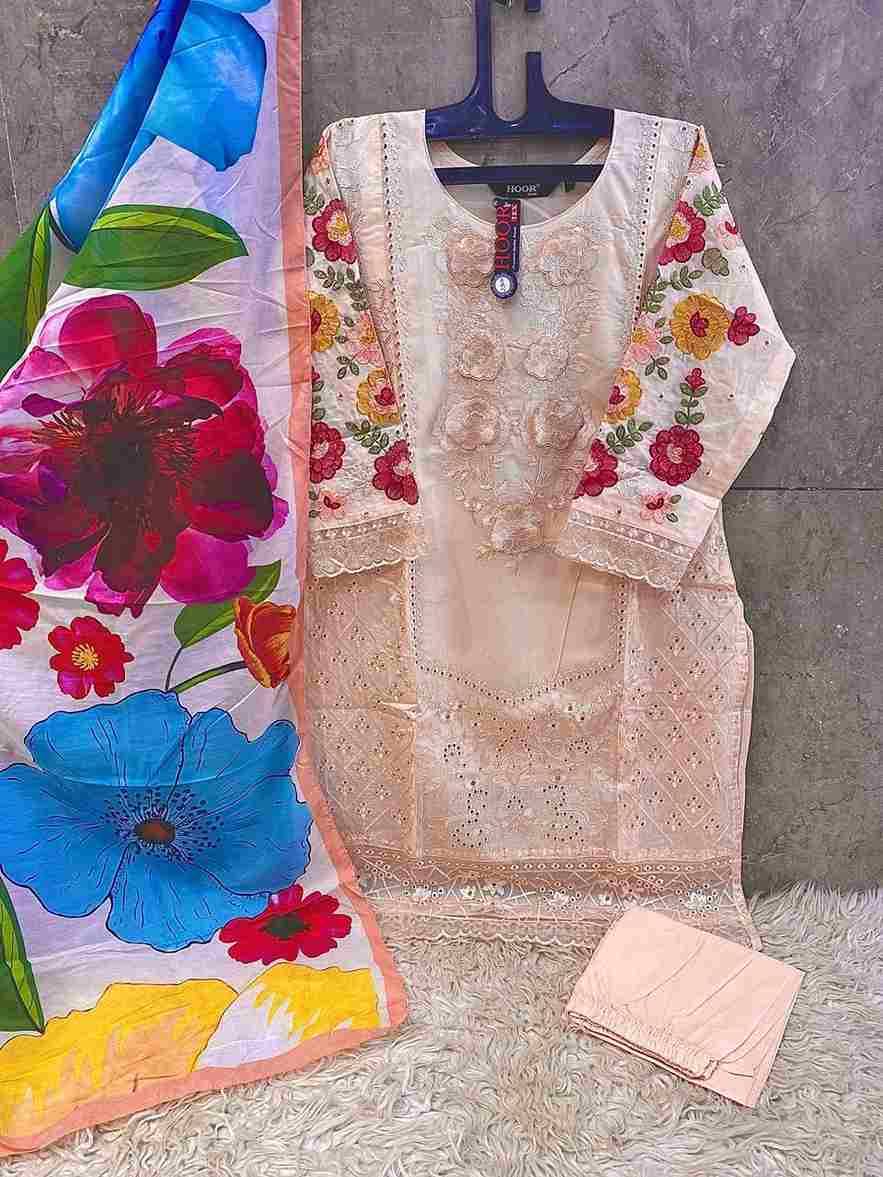 Hoor Tex Hit Design HF-190 Colours By Hoor Tex HF-190-A To HF-190-D Series Designer Festive Pakistani Suits Collection Beautiful Stylish Fancy Colorful Party Wear & Occasional Wear Heavy Cotton Embroidered Dresses At Wholesale Price
