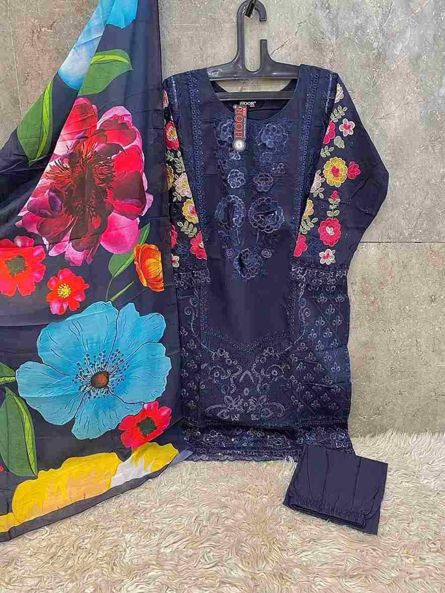 Hoor Tex Hit Design HF-190 Colours By Hoor Tex HF-190-A To HF-190-D Series Designer Festive Pakistani Suits Collection Beautiful Stylish Fancy Colorful Party Wear & Occasional Wear Heavy Cotton Embroidered Dresses At Wholesale Price