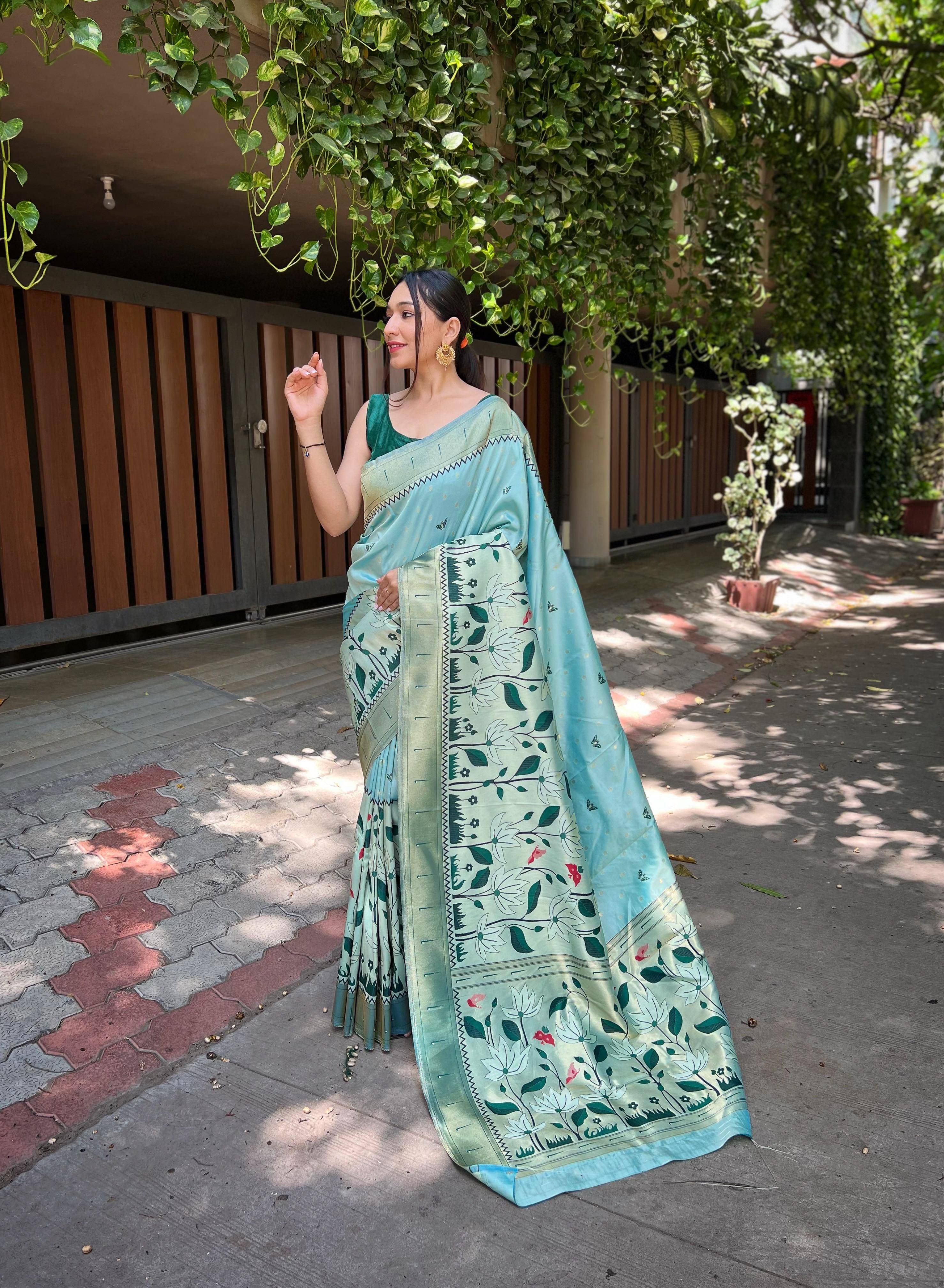 Titli By Fashid Wholesale 01 To 10 Series Indian Traditional Wear Collection Beautiful Stylish Fancy Colorful Party Wear & Occasional Wear Paithani Silk Sarees At Wholesale Price