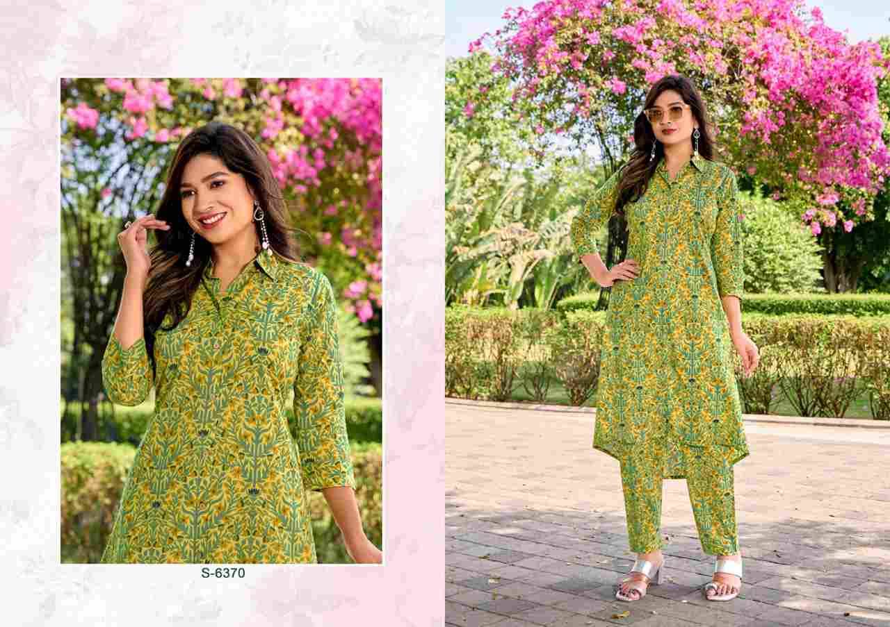 Tamira By SBS 6370 To 6377 Series Designer Stylish Fancy Colorful Beautiful Party Wear & Ethnic Wear Collection Premium Cotton Co-Ords At Wholesale Price