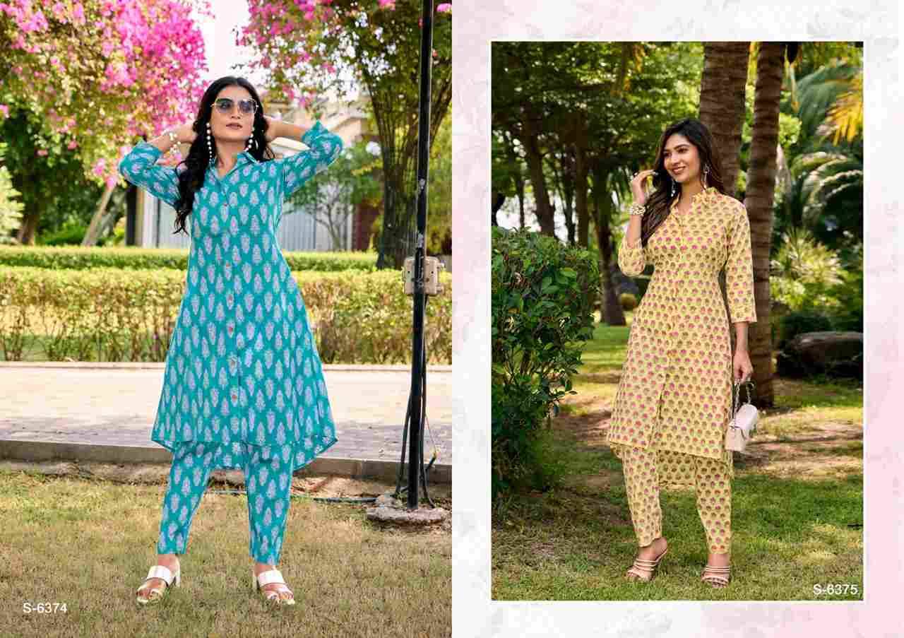 Tamira By SBS 6370 To 6377 Series Designer Stylish Fancy Colorful Beautiful Party Wear & Ethnic Wear Collection Premium Cotton Co-Ords At Wholesale Price
