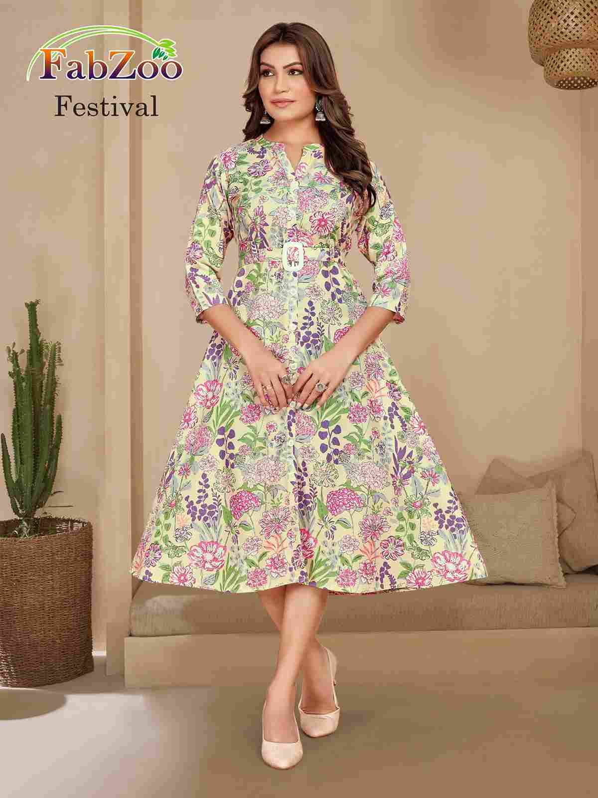 Belt Vol-2 By Fab Zoo 201 To 204 Series Designer Stylish Fancy Colorful Beautiful Party Wear & Ethnic Wear Collection Rayon Kurtis At Wholesale Price