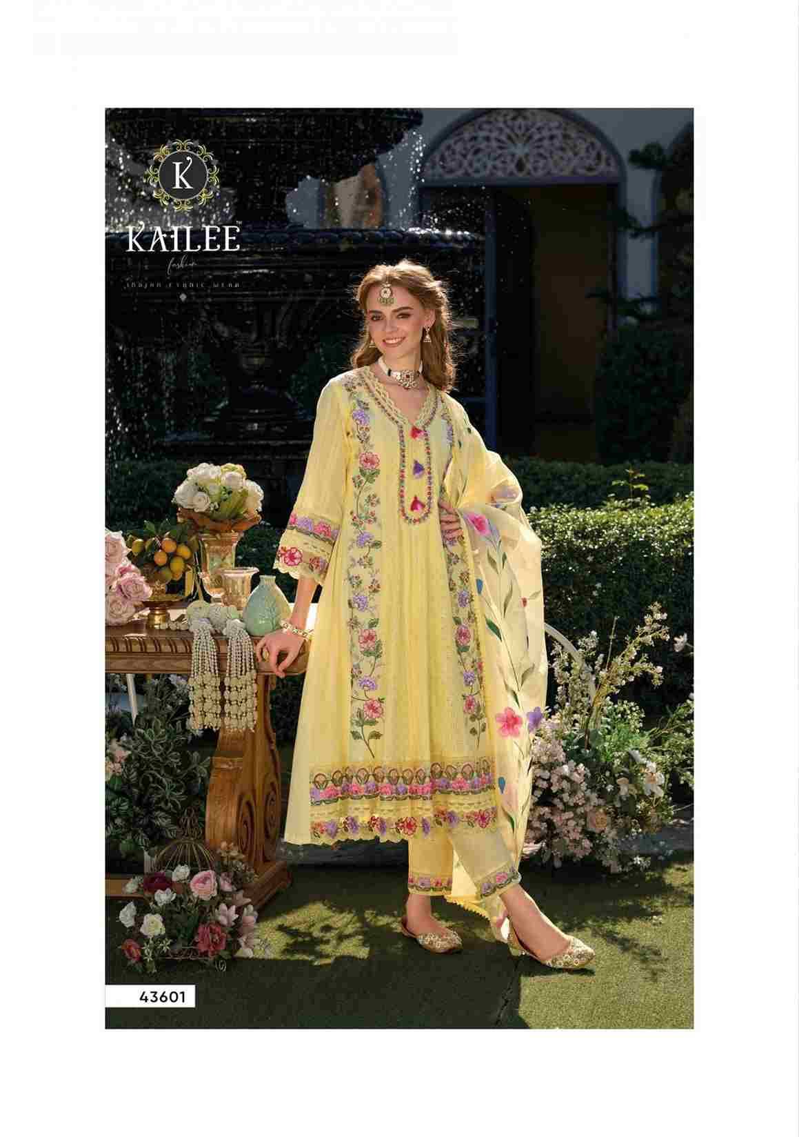 Jugni By Kailee 43601 To 43604 Series Beautiful Festive Suits Colorful Stylish Fancy Casual Wear & Ethnic Wear Pure Cotton Dresses At Wholesale Price