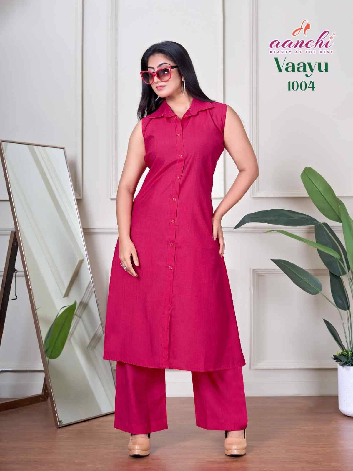 Vaayu By Aanchi 1001 To 1004 Series Designer Stylish Fancy Colorful Beautiful Party Wear & Ethnic Wear Collection Vertican Co-Ords At Wholesale Price