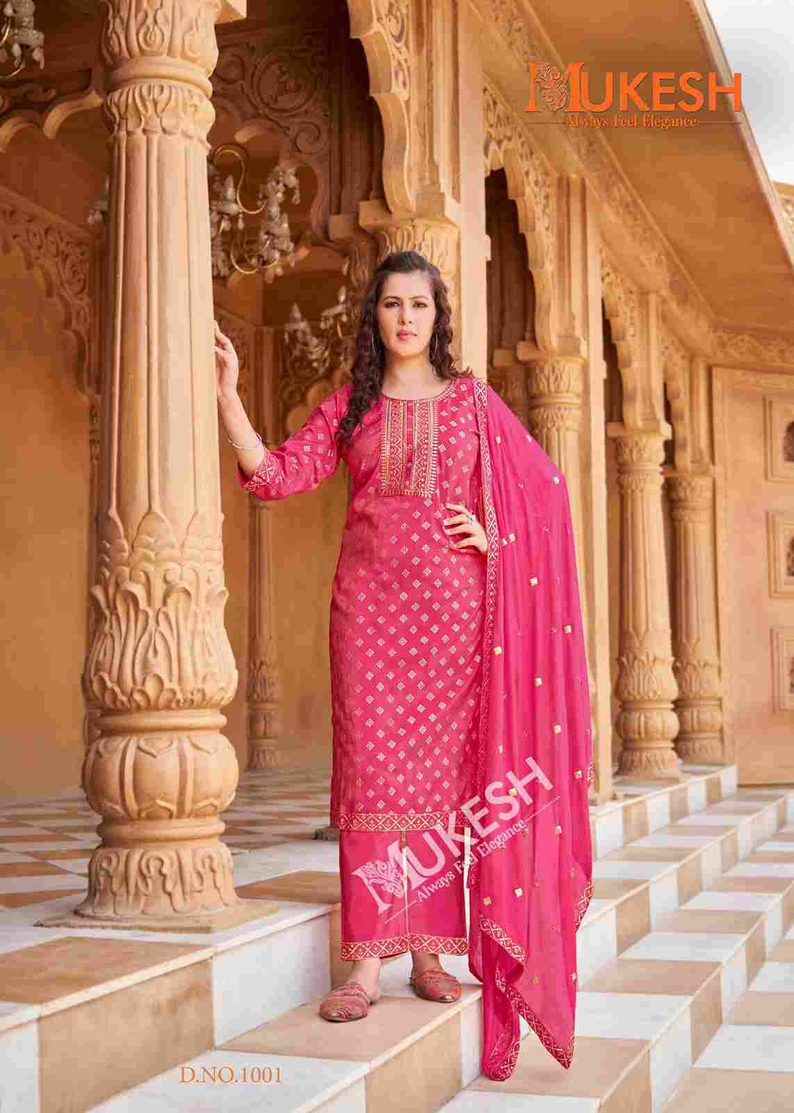 Mannat Vol-2 By Mukesh 1001 To 1008 Series Beautiful Festive Suits Colorful Stylish Fancy Casual Wear & Ethnic Wear Pure Viscose Print Dresses At Wholesale Price