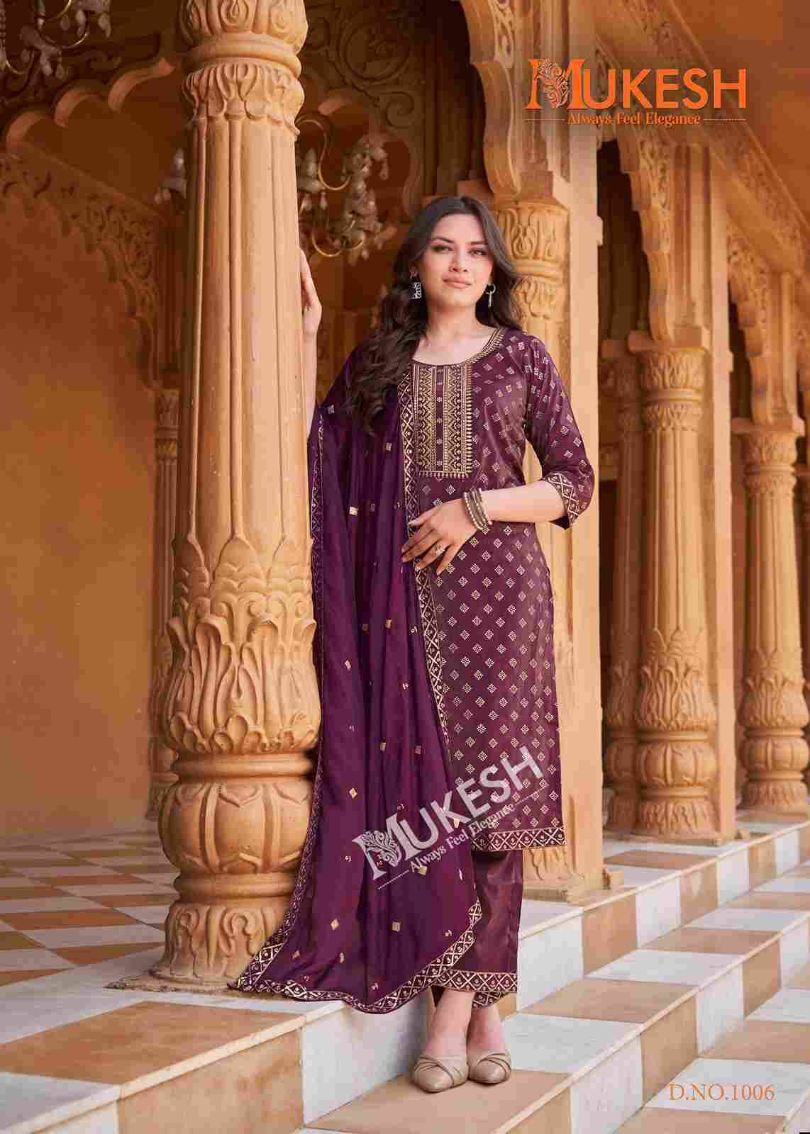 Mannat Vol-2 By Mukesh 1001 To 1008 Series Beautiful Festive Suits Colorful Stylish Fancy Casual Wear & Ethnic Wear Pure Viscose Print Dresses At Wholesale Price