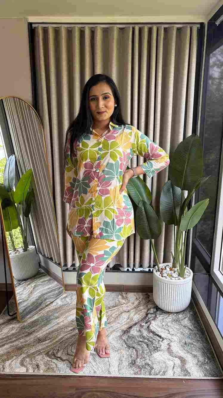 Sruti By Kaamiri 01 To 07 Series Designer Stylish Fancy Colorful Beautiful Party Wear & Ethnic Wear Collection Rayon Co-Ords At Wholesale Price