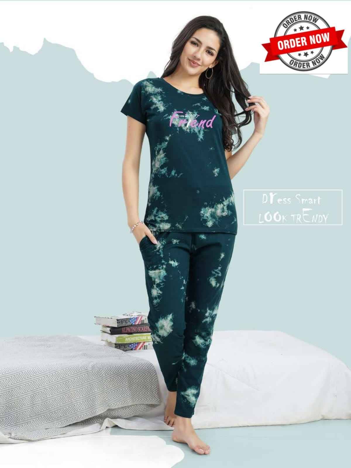Vol-365 By Kaamiri 365-A To 365-F Series Beautiful Stylish Fancy Colorful Casual Wear & Ethnic Wear Hosiery Cotton Night Suits At Wholesale Price