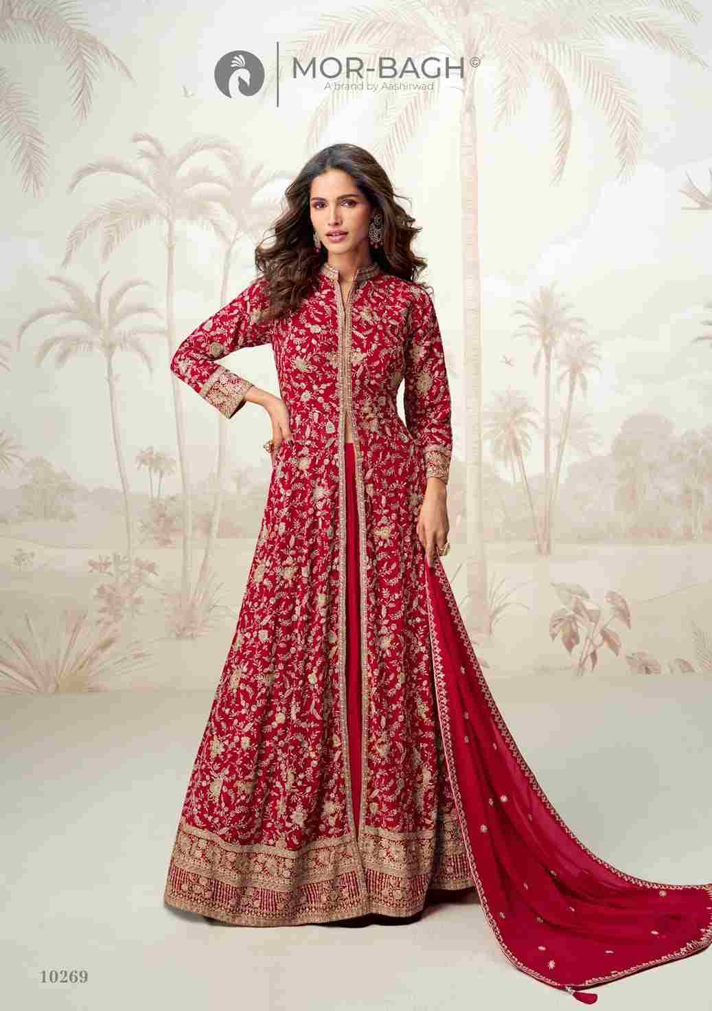 Vamika By Mor-Bagh 10269 To 10272 Series Beautiful Festive Suits Colorful Stylish Fancy Casual Wear & Ethnic Wear Georgette Dresses At Wholesale Price