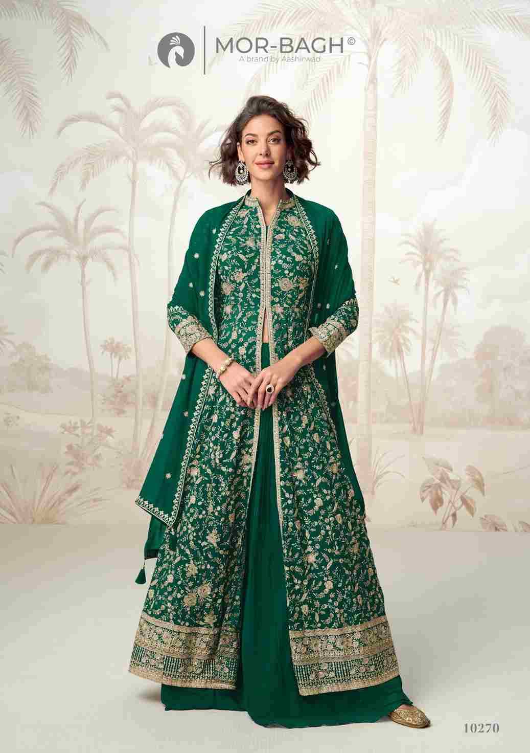Vamika By Mor-Bagh 10269 To 10272 Series Beautiful Festive Suits Colorful Stylish Fancy Casual Wear & Ethnic Wear Georgette Dresses At Wholesale Price