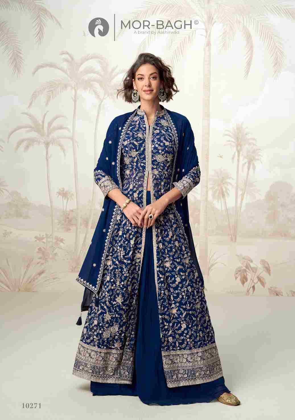 Vamika By Mor-Bagh 10269 To 10272 Series Beautiful Festive Suits Colorful Stylish Fancy Casual Wear & Ethnic Wear Georgette Dresses At Wholesale Price