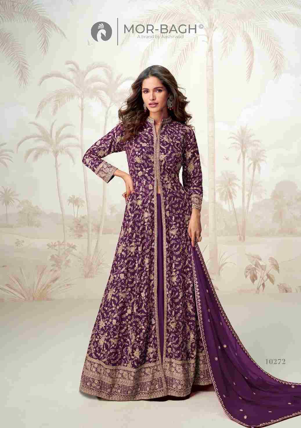 Vamika By Mor-Bagh 10269 To 10272 Series Beautiful Festive Suits Colorful Stylish Fancy Casual Wear & Ethnic Wear Georgette Dresses At Wholesale Price