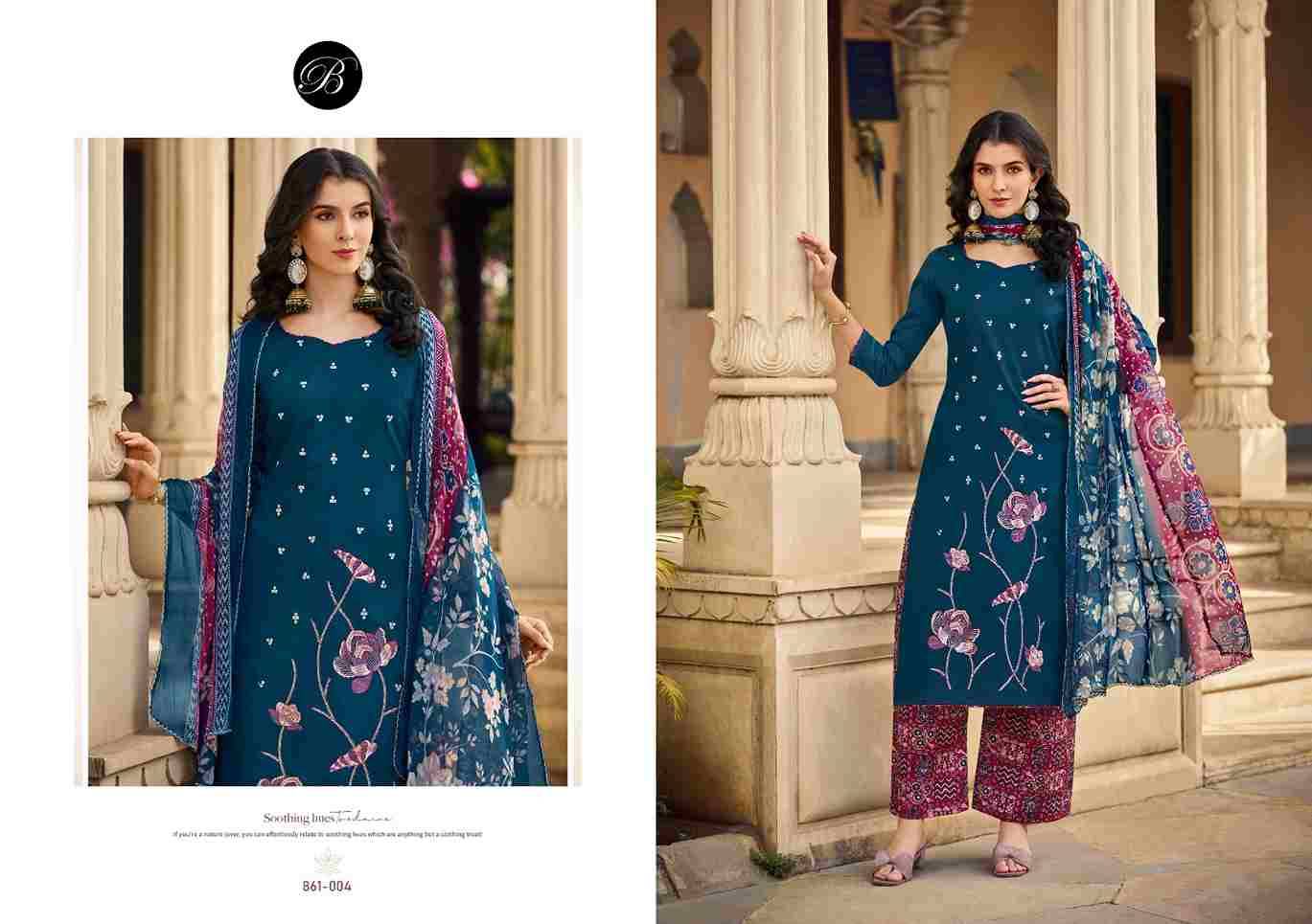 Gulkayra Vol-2 By Belliza 861-001 To 861-008 Series Beautiful Suits Colorful Stylish Fancy Casual Wear & Ethnic Wear Heavy Jam Dresses At Wholesale Price