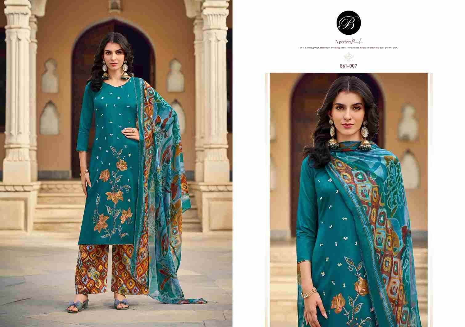 Gulkayra Vol-2 By Belliza 861-001 To 861-008 Series Beautiful Suits Colorful Stylish Fancy Casual Wear & Ethnic Wear Heavy Jam Dresses At Wholesale Price