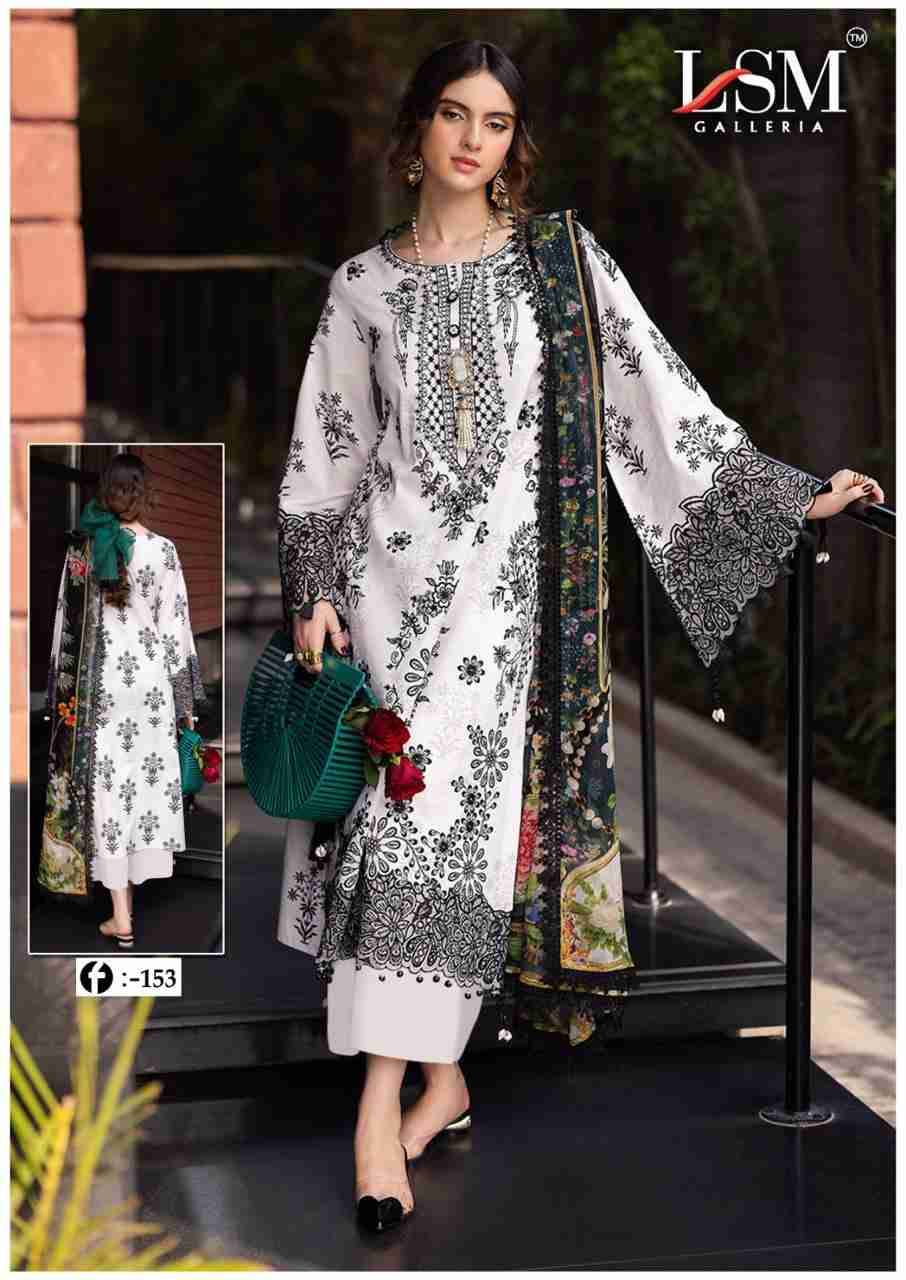 Firdous Queen Vol-15 By Lsm Galleria 151 To 156 Series Beautiful Stylish Festive Suits Fancy Colorful Casual Wear & Ethnic Wear & Ready To Wear Pure Lawn Print Dresses At Wholesale Price