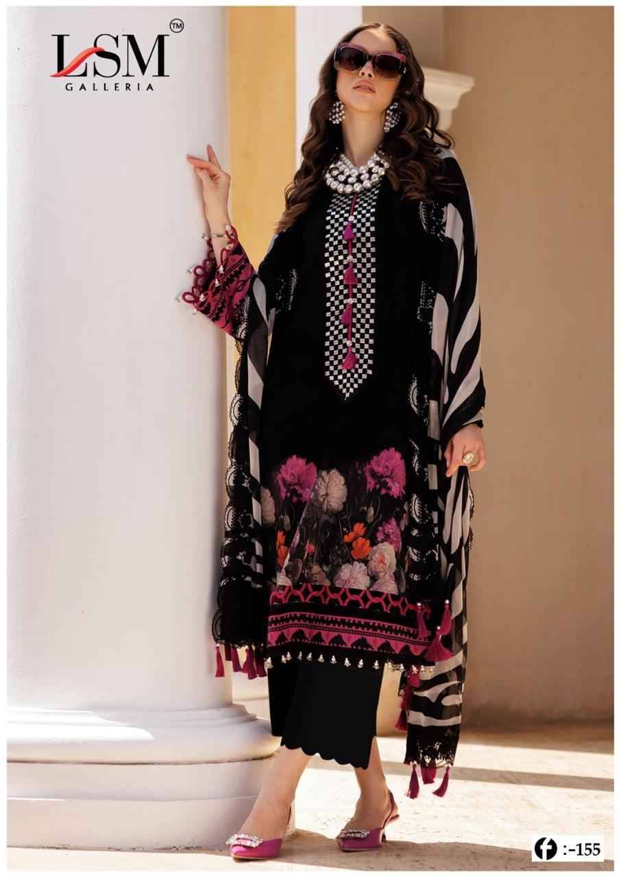 Firdous Queen Vol-15 By Lsm Galleria 151 To 156 Series Beautiful Stylish Festive Suits Fancy Colorful Casual Wear & Ethnic Wear & Ready To Wear Pure Lawn Print Dresses At Wholesale Price