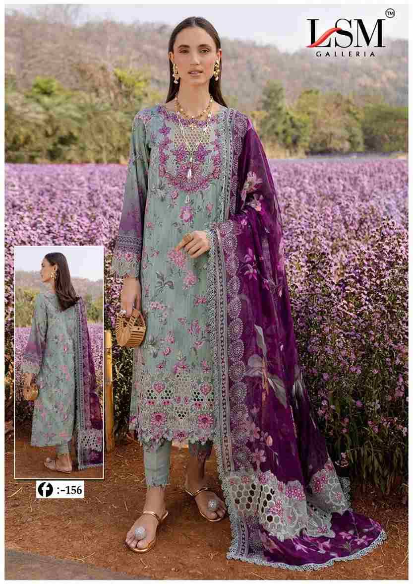 Firdous Queen Vol-15 By Lsm Galleria 151 To 156 Series Beautiful Stylish Festive Suits Fancy Colorful Casual Wear & Ethnic Wear & Ready To Wear Pure Lawn Print Dresses At Wholesale Price