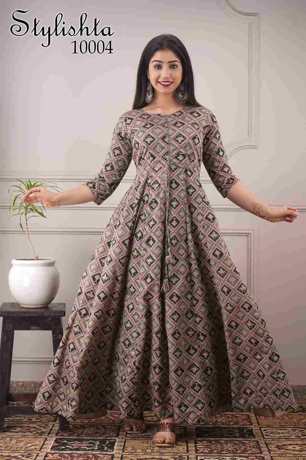 Stylishta Super Hits Vol-2 By Fashid Wholesale Series Beautiful Stylish Fancy Colorful Casual Wear & Ethnic Wear Pure Muslin Print Gowns At Wholesale Price