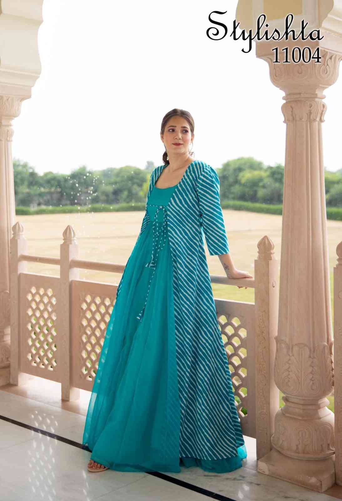 Stylishta Super Hits Vol-2 By Fashid Wholesale Series Beautiful Stylish Fancy Colorful Casual Wear & Ethnic Wear Pure Muslin Print Gowns At Wholesale Price