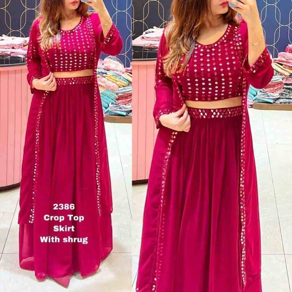 2380 By Fashid Wholesale 2380-A To 2380-H Series Indian Traditional Wear Bridal Collection Beautiful Stylish Fancy Colorful Party Wear & Occasional Wear Georgette Lehengas At Wholesale Price