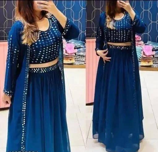 2380 By Fashid Wholesale 2380-A To 2380-H Series Indian Traditional Wear Bridal Collection Beautiful Stylish Fancy Colorful Party Wear & Occasional Wear Georgette Lehengas At Wholesale Price
