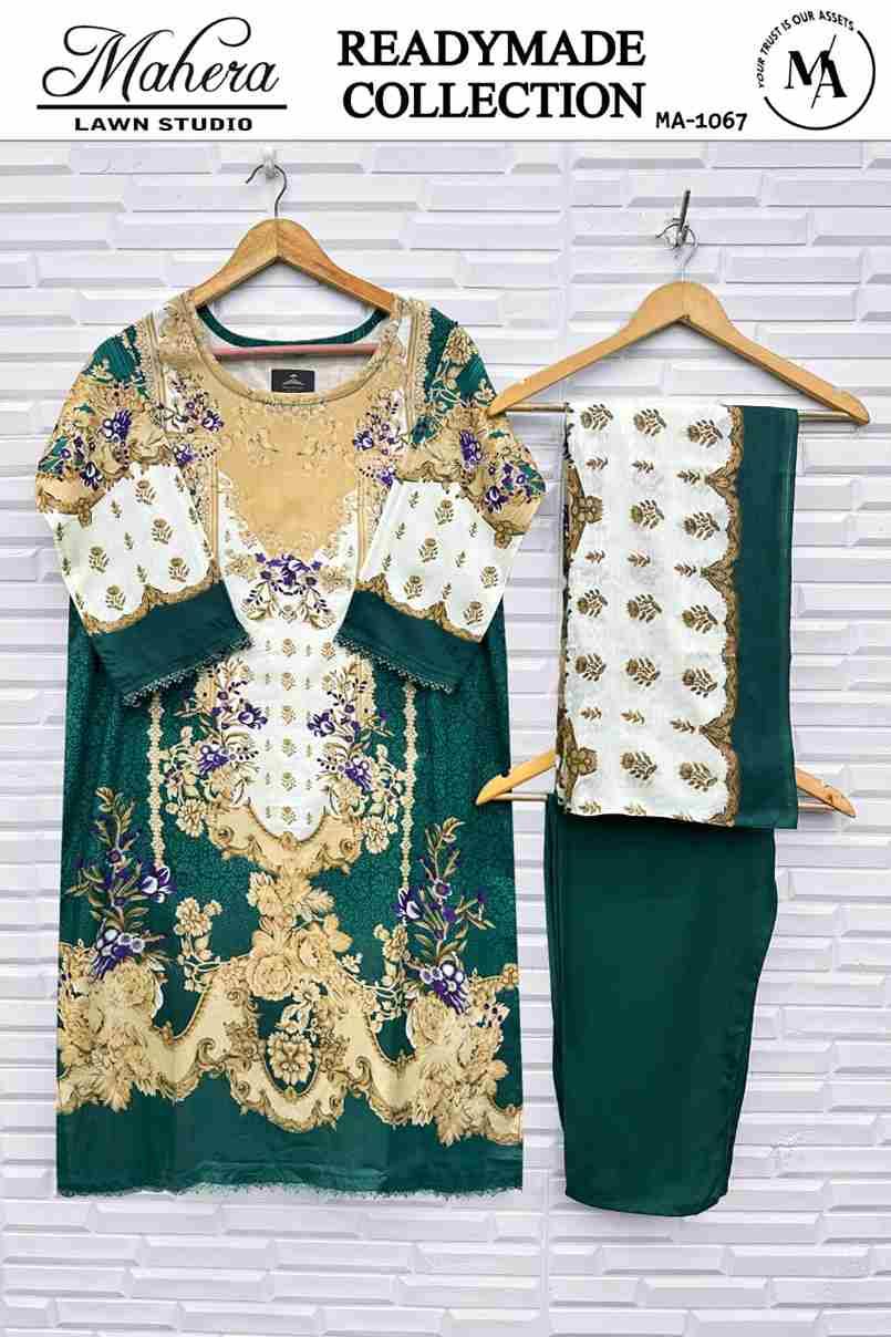 Mahera 1067 Series By Mahera Lawn Studio 1067 To 1072 Series Beautiful Pakistani Suits Colorful Stylish Fancy Casual Wear & Ethnic Wear Pure Rayon Dresses At Wholesale Price