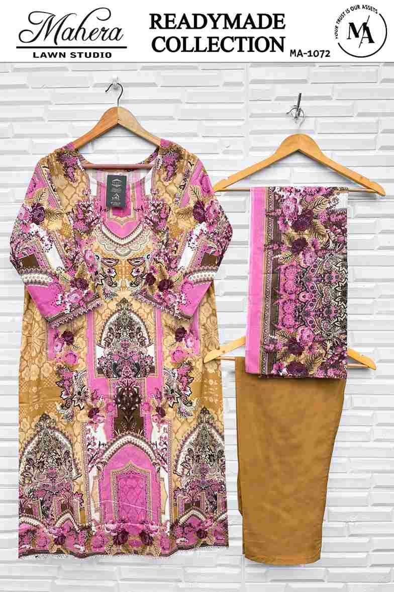 Mahera 1067 Series By Mahera Lawn Studio 1067 To 1072 Series Beautiful Pakistani Suits Colorful Stylish Fancy Casual Wear & Ethnic Wear Pure Rayon Dresses At Wholesale Price