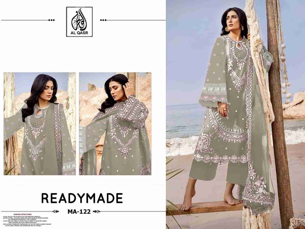 MA-122 Colours By Al Qasr 122-A To 122-D Series Beautiful Pakistani Suits Colorful Stylish Fancy Casual Wear & Ethnic Wear Pure Rayon Cotton Dresses At Wholesale Price