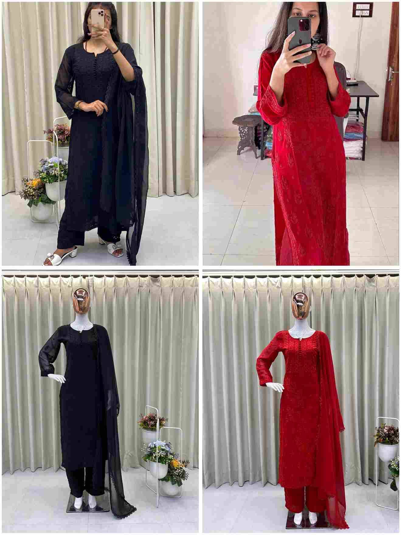 Be-354 By Fashid Wholesale 01 To 02 Series Beautiful Suits Colorful Stylish Fancy Casual Wear & Ethnic Wear Georgette Dresses At Wholesale Price