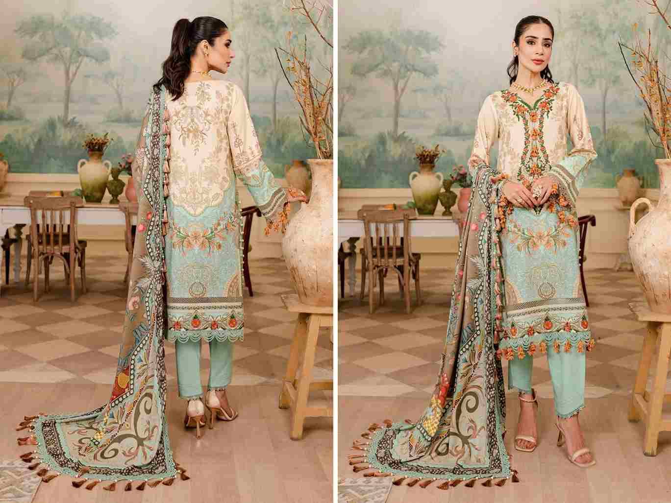 Original Pakistani Jade Bliss By Fashid Wholesale 101 To 115 Series Beautiful Pakistani Suits Colorful Stylish Fancy Casual Wear & Ethnic Wear Linen Print Dresses At Wholesale Price
