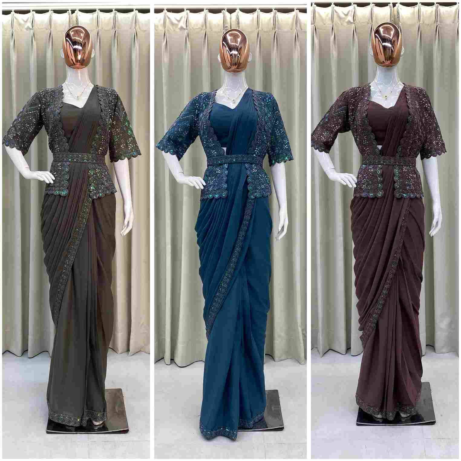 Be-296 By Fashid Wholesale 01 To 03 Series Indian Traditional Wear Collection Beautiful Stylish Fancy Colorful Party Wear & Occasional Wear Star Georgette Sarees At Wholesale Price