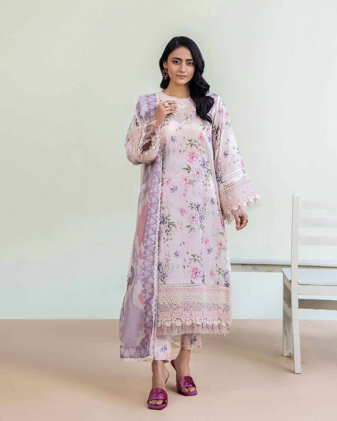 Original Pakistani Adans Libas Lawn Print-2025 Vol-1 By Fashid Wholesale 01 To 11 Series Beautiful Pakistani Suits Colorful Stylish Fancy Casual Wear & Ethnic Wear Lawn Print Dresses At Wholesale Price