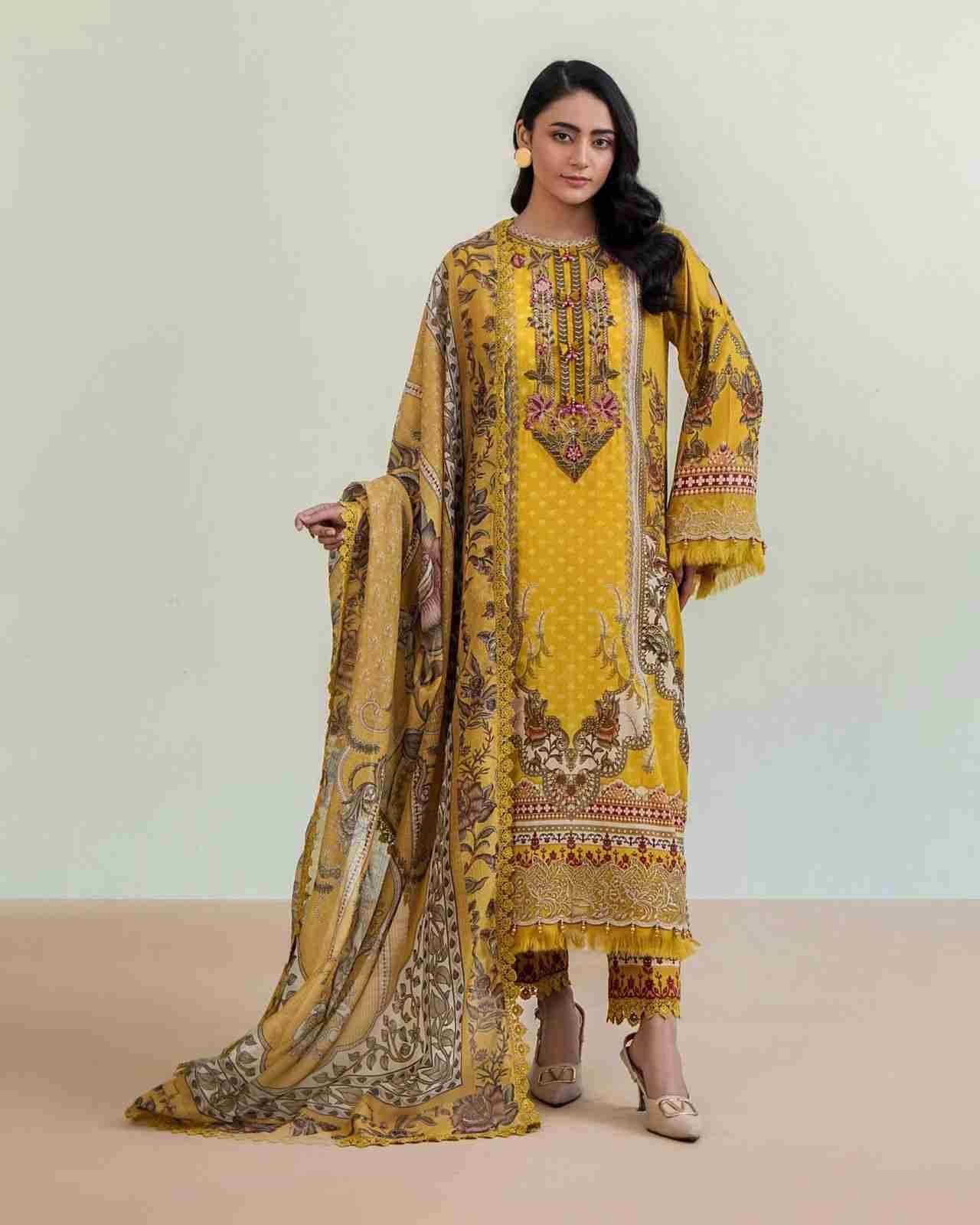 Original Pakistani Adans Libas Lawn Print-2025 Vol-1 By Fashid Wholesale 01 To 11 Series Beautiful Pakistani Suits Colorful Stylish Fancy Casual Wear & Ethnic Wear Lawn Print Dresses At Wholesale Price