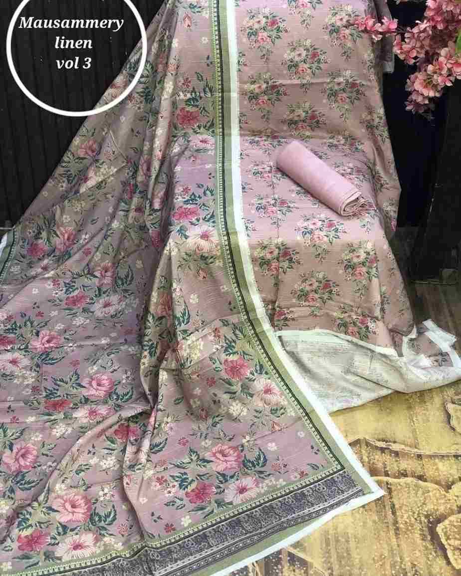 Original Pakistani Mausammery Linen Vol-3 By Fashid Wholesale 301 To 311 Series Beautiful Pakistani Suits Colorful Stylish Fancy Casual Wear & Ethnic Wear Linen Print Dresses At Wholesale Price
