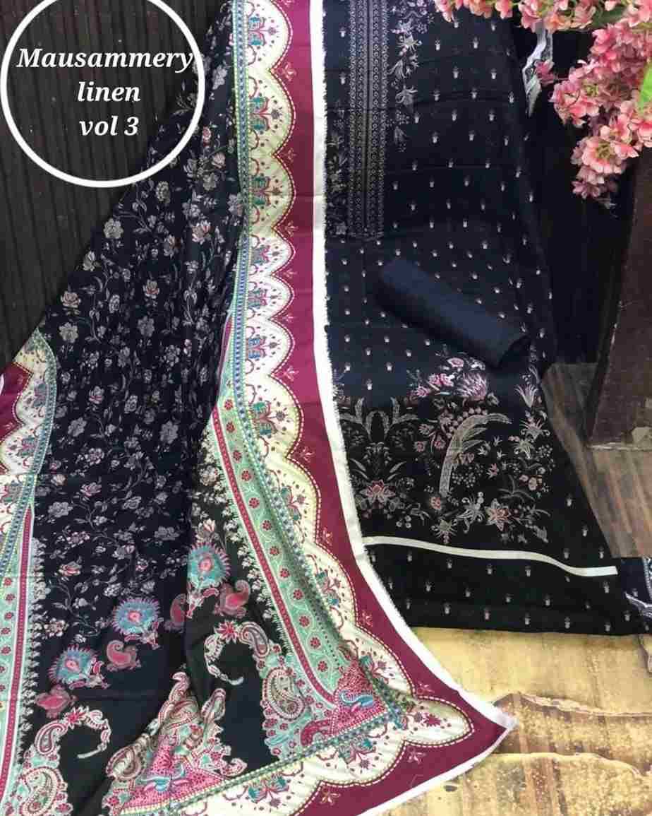 Original Pakistani Mausammery Linen Vol-3 By Fashid Wholesale 301 To 311 Series Beautiful Pakistani Suits Colorful Stylish Fancy Casual Wear & Ethnic Wear Linen Print Dresses At Wholesale Price