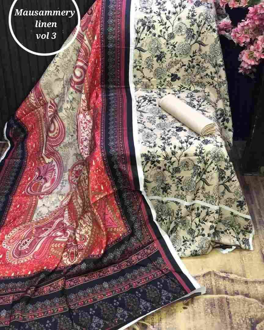 Original Pakistani Mausammery Linen Vol-3 By Fashid Wholesale 301 To 311 Series Beautiful Pakistani Suits Colorful Stylish Fancy Casual Wear & Ethnic Wear Linen Print Dresses At Wholesale Price