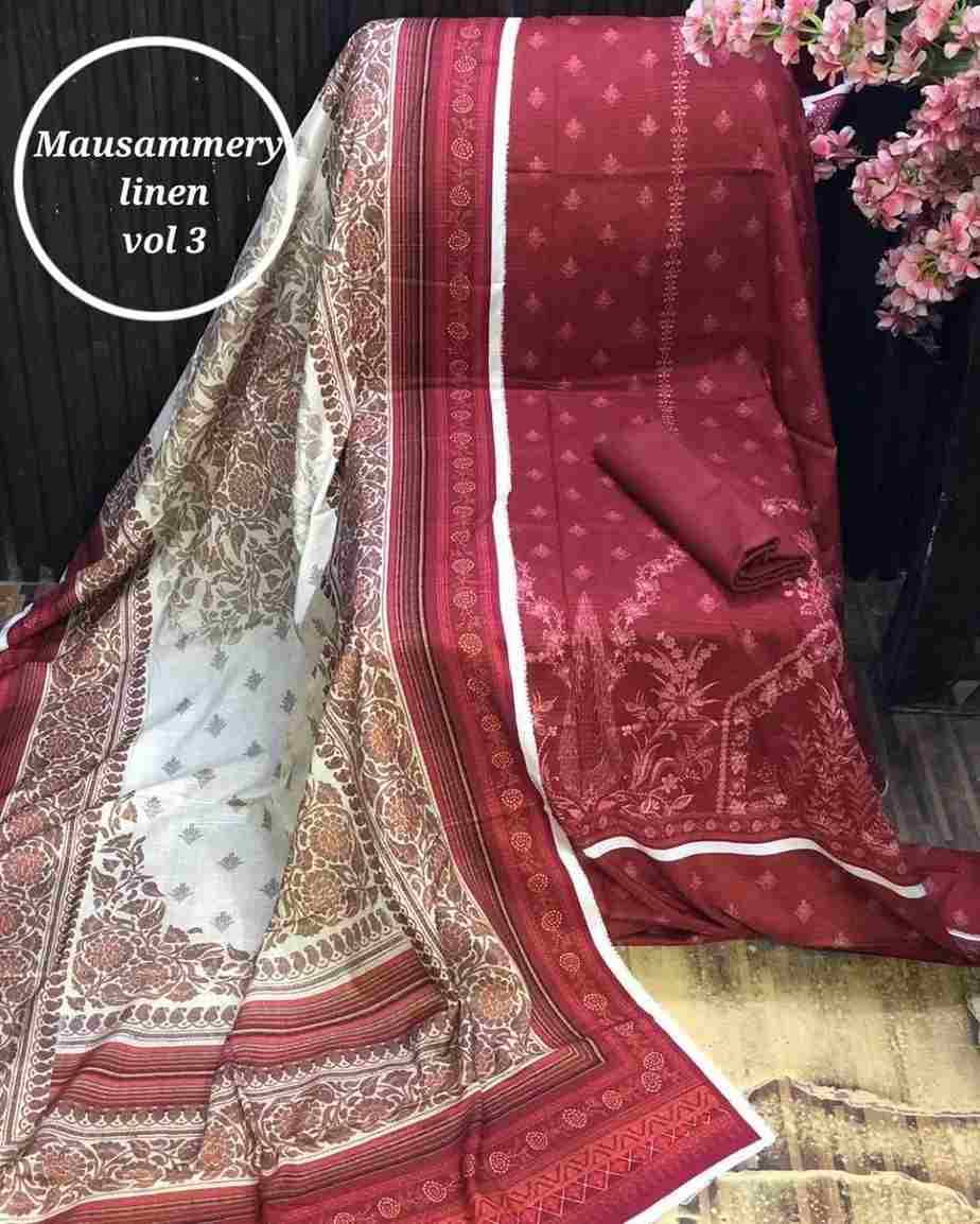 Original Pakistani Mausammery Linen Vol-3 By Fashid Wholesale 301 To 311 Series Beautiful Pakistani Suits Colorful Stylish Fancy Casual Wear & Ethnic Wear Linen Print Dresses At Wholesale Price
