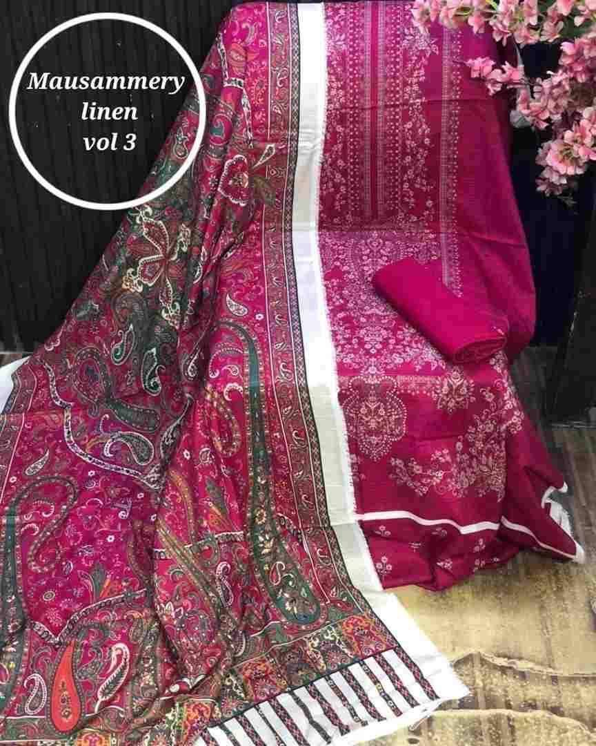 Original Pakistani Mausammery Linen Vol-3 By Fashid Wholesale 301 To 311 Series Beautiful Pakistani Suits Colorful Stylish Fancy Casual Wear & Ethnic Wear Linen Print Dresses At Wholesale Price