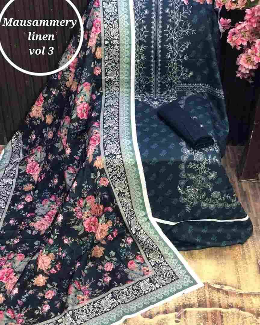 Original Pakistani Mausammery Linen Vol-3 By Fashid Wholesale 301 To 311 Series Beautiful Pakistani Suits Colorful Stylish Fancy Casual Wear & Ethnic Wear Linen Print Dresses At Wholesale Price