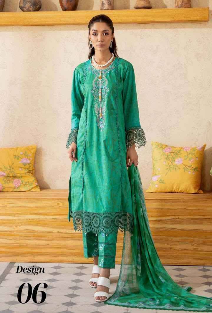 Original Pakistani Sunshine Bloom By Alzohaib 01 To 12 Series Beautiful Pakistani Suits Colorful Stylish Fancy Casual Wear & Ethnic Wear Linen Print Dresses At Wholesale Price