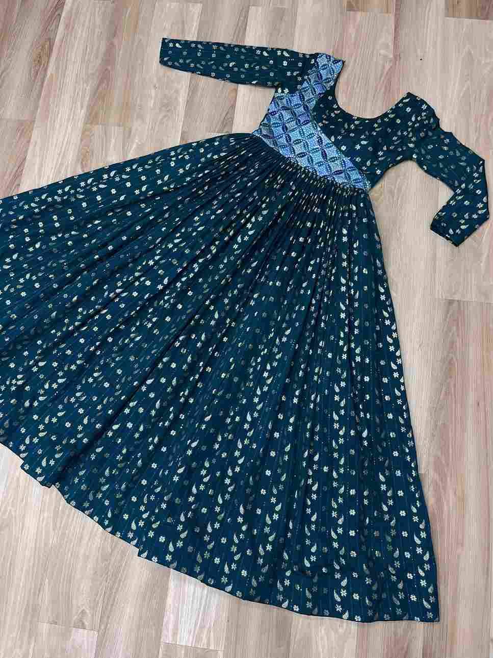 Sf-1033 By Fashid Wholesale 01 To 02 Series Designer Beautiful Collection Occasional Wear & Party Wear Jacquard Gowns At Wholesale Price
